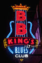 USA, Tennessee, Neon lights in Beale Street创意图片素材 - Axiom Photographic Agency