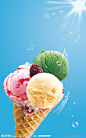 夏日冰淇淋海报 吊旗源文件__海报设计_广告设计模板_源文件库_昵图网nipic.com