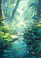 {AI系列}西方插画（场景，角色）（卡通，写实）