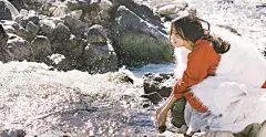 杨超越雪山下美女写真图片壁纸