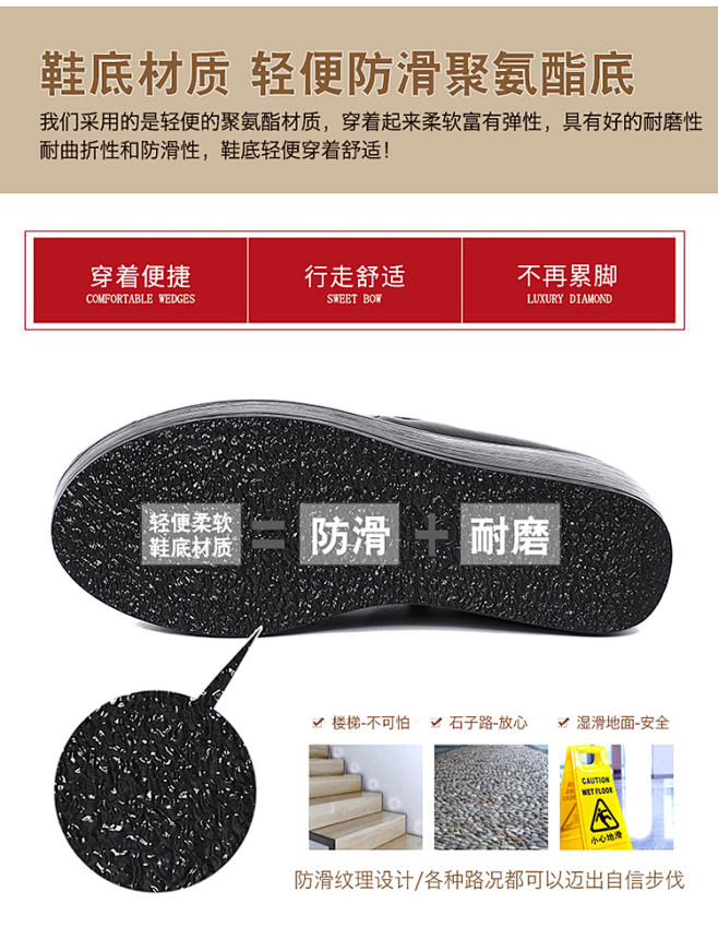 真皮厚底单鞋女深口2020秋季新款牛皮高...