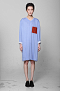 消化2011AW 纪念碑系列 赭红口袋浅蓝打底针织裙（现货）