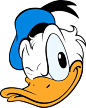 Donald Fauntleroy Duck or Donald Duck is a funny animal cartoon character created in 1934 at Walt Disney Productions.