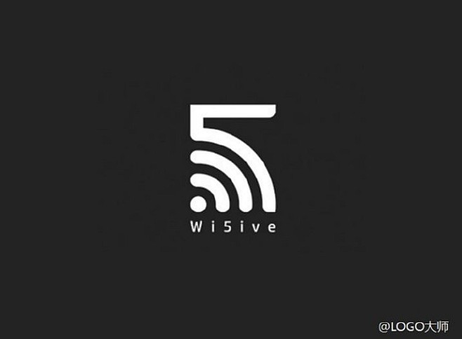 #LOGO精选#数字5为元素的LOGO设...