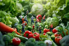 创意果蔬世界设计场景