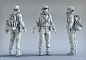 Caliber - GROM 1997, Anastasia Fileva : Hi all!
I was lucky to work at the most original character models for the Caliber (playcaliber.com) yet. Depicted are Polish spec ops operators on a training mission in Sahara in 1997. They're available as top-tier 