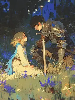 相遇 _ 勇者系列 _ 插画分享_1_鹿回菌_Mali_来自小红书网页版