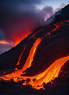 刘易成117采集到火山场景