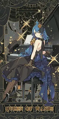 BILIBILI 幻星集塔罗牌II（权杖＋圣杯＋星币＋宝剑＋赠送牌组）——2233娘 壁纸 系列 - 哔哩哔哩