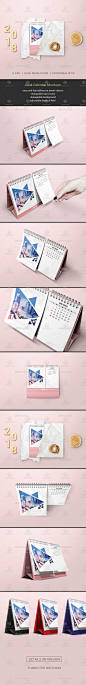 2018年日历模版Mockups下载[psd]  