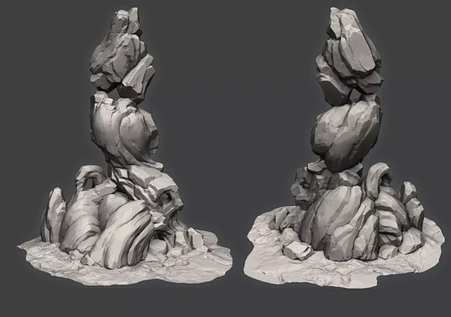 ZBrush石头雕刻训练营[第五期]-花瓣网