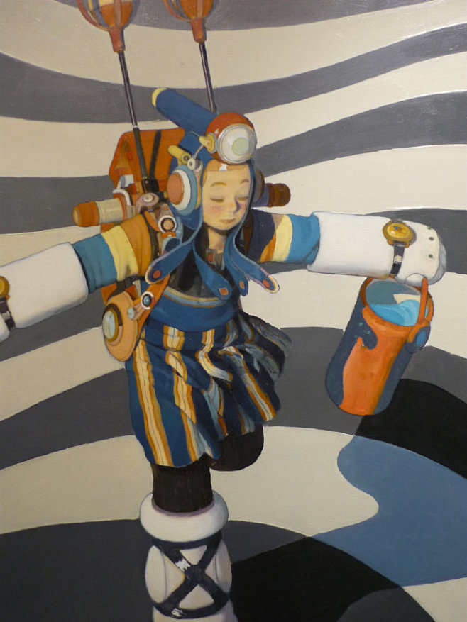 艺术家李超雄（Arx Lee 1978年生于广东中山）油画作品。 （@超雄arxlee