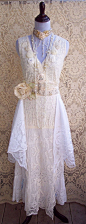 1920's wedding dress. Very cute!