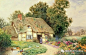 风景 英国画家Arthur Claude Strachan_British : 亚瑟·克劳德·斯特拉坎 ArthurClaudeStrachan 英国画家(British,1865-1938) *版权声明：我们尊重原创，若所推内容有误或涉及版权问题，敬请告知，我们会立即处理！…