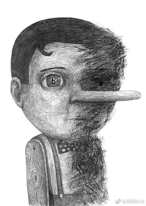 Stefan Zsaitsits铅笔素描...