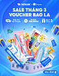 SALE THÁNG 3 VOUCHER BAO LA