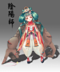 阴阳师手游 二口女 同人图 插画 壁纸 | 涂鸦一只二口女 | 半次元-第一中文COS绘画小说社区