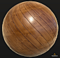 木头材质球