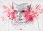 Mixed-Media Illustrations by Tomasz Mro : Fantastic work by  independent illustrator Tomasz Mro.

“I specialize in portraiture and have an interest in graphic design and fashion. I love using watercolours, pencils and sometimes mix my traditional techniqu