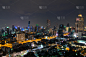 都市风景,水平画幅,建筑,夜晚,无人,金融,城市天际线,金融和经济,户外,市区