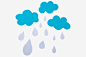 手绘简约蓝色雨云免抠素材 雨水 设计图片 免费下载 页面网页 平面电商 创意素材 png素材