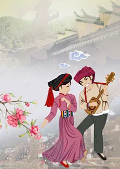 三月三上巳节传统文化节日海报 高清背景 背景 设计图片 免费下载 页面网页 平面电商 创意素材