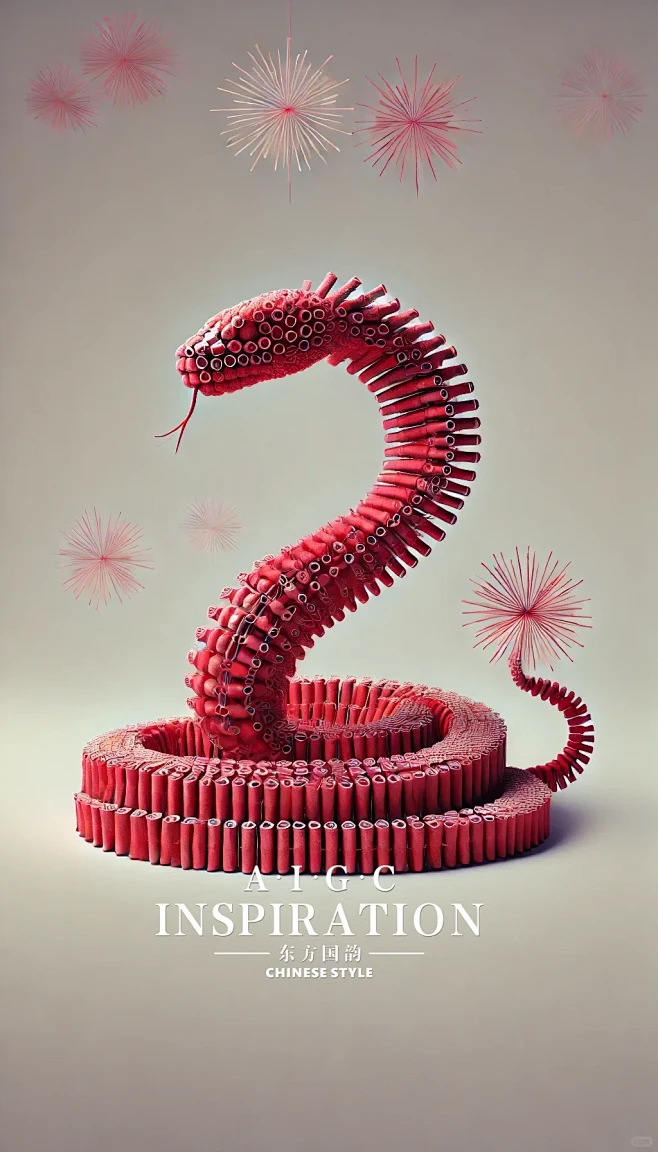 蛇年狂欢 节日鞭炮艺术 - 小红书