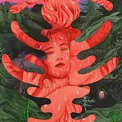 ✷ Oda Iselin Sønderland，来自挪威的艺术家，1996年▪️
 
✷ 她的画面中常常引用童话和神话故事背景，运用象征元素和原型人物去暗示自己对于身份、性和青春期的理解
	
✷ 作者说：“我12岁的时候开始看动漫，我的第一部是《东京喵喵》，是一部关于神奇女孩的动漫。我被画面中的戏剧冲突、天真和美丽的角色深深打动了，也是从那时起，我开始迷恋动漫女孩，我想过一种动漫女孩才有的生活。”◾️