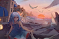 海伊 夕阳