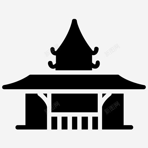寺庙曼谷地标佛寺 谷地 icon 图标 标识 标志 UI图标 设计图片 免费下载 页面网页 平面电商 创意素材