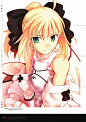 Tags: Anime, Takeuchi Takashi, TYPE-MOON, Fate/Complete Material IV, Fate/stay night, Saber (Fate/stay night), Saber Lily