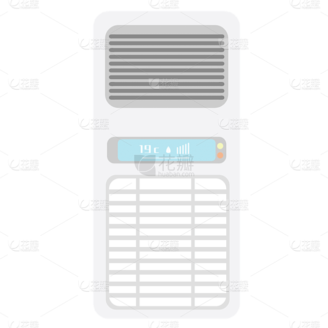 扁平风家居生活电器-svg-空调
