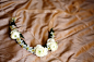 Flower wreath decoration with ranunculus