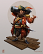Pirate Dad Character Design : Personal Character Design.