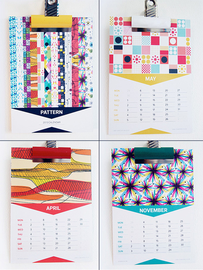 2013 Calendar Range