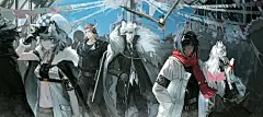 明日方舟插图插画壁纸横图大合集，官方剧情背景图合集，不看就亏求转高质量分享100p - 哔哩哔哩