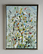 H6RG3 John-Richard Collection "The Confetti Garden" Original Oil Painting