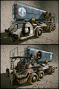 EVOLVE water truck, Matt Olson