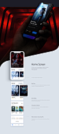 inTheaters. Interactive mobile app experience on Behance