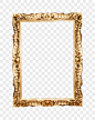 金色复古边框相框素材-边框素材-边框花纹-边框设计-边框png