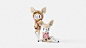 BURBERRY的小鹿“POP” | 暖雀网-吉祥物设计/ip设计/卡通人物/卡通形象设计/卡通品牌设计平台