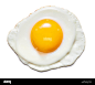 top view of fried egg isolated on white background Stock Photo - Alamy : Download this stock image: top view of fried egg isolated on white background - RFKA5E from Alamy's library of millions of high resolution stock photos, illustrations and vectors.