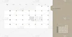 极简构图,日历,计划书,模板,2019,白昼,季节,白色,格子,干净