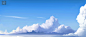 Searching for the best way for making sky and clouds