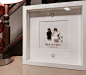 Lego wedding gift frame. Custom! Bride wears lace dress. : Beautiful classic Lego wedding gift frame with that extra special touch.  The bride and groom are captured together forever in a timeless white frame. Bride wears beautiful white lace bridal gown 