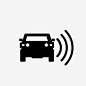 带传感器的汽车汽车自动化图标图标_88ICON https://88icon.com 带传感器的汽车 汽车自动化图标