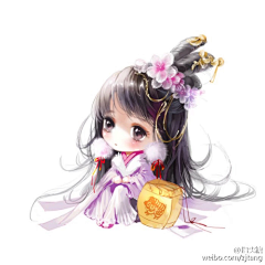 一只想做锦鲤的芋采集到q版人物/免抠/女/古代