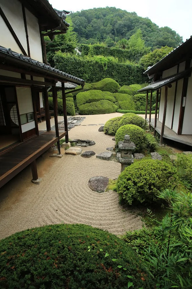 日式枯山水园林景观设计图集-花瓣网