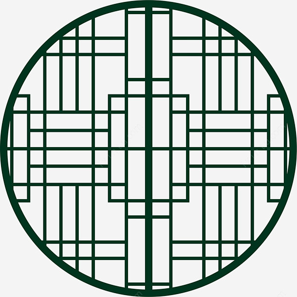 圆形的公园园林窗子ai免抠素材_新图网 ...