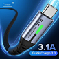 INIU 3.1A Micro USB Type C Cable LED Fast Charging Phone Cha-淘宝网